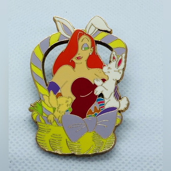 Disney Jessica Rabbit Pin Easter Basket LE 250 Limited Edition Rare HTF